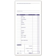 BLOCCO CONTO RISTORANTE 100 FOGLI 624000000