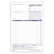 BLOCCO DOCUMENTO DI TRASPORTO 50x2 FOGLI DDT 6512D2000