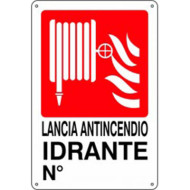 CARTELLO PVC LANCIA ANTINCENDIO 17 3A