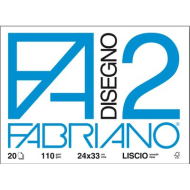 BLOCCHI FABRIANO F2 24x33 FF20 LISCIO SQUADRATO PZ10 30595