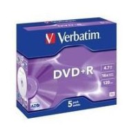 DVD+R VERBATIM 16X 4.7GB PZ5 43497-02