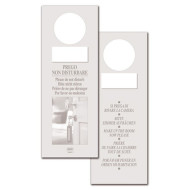 CARTELLO NON DISTURBARE ROSSO PZ25 x ALBERGO 8046N0000