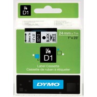 NASTRO DYMO D1 NERO/BIANCO 24mmx7m S0720930 53713 23236