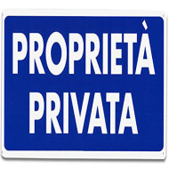 CARTELLO PVC PROPRIETA'PRIVATA 3A CC23