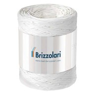 FETTUCCIA RAFIA BRIZZOLARI 6802 MM5X200MT BIANCO