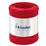 FETTUCCIA RAFIA BRIZZOLARI 6802 MM5X200MT ROSSO