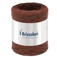 FETTUCCIA RAFIA BRIZZOLARI 6802 MM5X200MT MARRONE