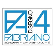 BLOCCO FABRIANO F4 24x33 PZ 1 LISCIO