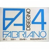 BLOCCO FABRIANO F4 24x33 PZ 1 RIQUADRATO
