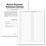 REGISTRO RILEVAZIONE TEMPERATURA CORPOREA 3219TC100