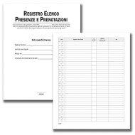 REGISTRO ELENCO PRESENZE E PRENOTAZIONI 3219EP100