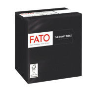 TOVAGLIOLI 2 VELI 24x24 PZ 100 LUCART FATO 82219003 NERO