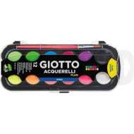ACQUERELLI GIOTTO 12 COL. FLUO' 3516 FILA