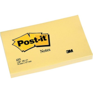 BLOCCO POST-IT 655 PZ 12 22903 76x127 GIALLO 10047