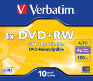 DVD+R VERBATIM 4.7 GB PZ10 43508  60429