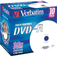 DVD-R VERBATIM PZ10 43521 TASSA S.I.A.E. INCLUSA 60430