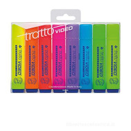 EVIDENZIATORI TRATTO VIDEO PZ8 FILA ASSORTITI 8321