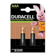 BATTERIE RICARICABILI HR03B2 DURACELL CFG DU70B2 MINISTILO