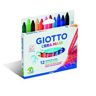 PASTELLI GIOTTO CERA MAXI 12