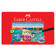 PASTELLI FABER ACQUERELLABILI 36 AST. METALLICO 115931 38062