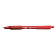 PENNA BIC SOFT FEEL CLIC PZ 12 ROSSO