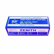 PUNTI METALLICI ZENITH 130EBIS CONF.10PZ DA 5000 PUNTI SFUSI