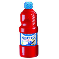 TEMPERA ACRILICA GIOTTO 500ML ROSSO