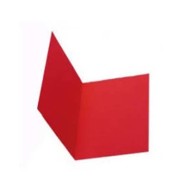 CARTELLINA SEMPLICE IN LINEA PZ50 113B BRISTOL GR 200 ROSSO