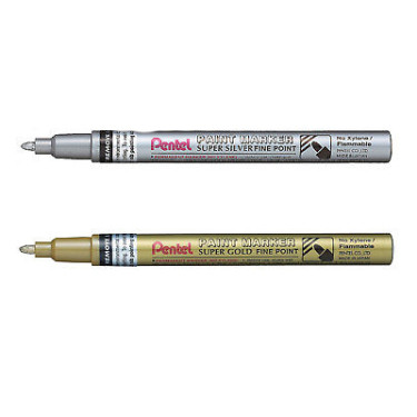 PENNARELLO PENTEL PAINT PEN MSP5 ORO/ARGENTO