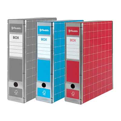 Scatola Con Cerniera Resisto RESX401.GR Box 4 - Dimensioni 37,5x29,5x9 Cm - Per Riposo E Organizzazione